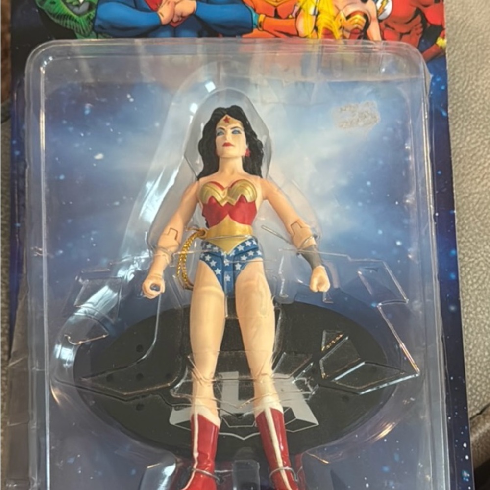DC Comics Red and Blue Action Figure Playset